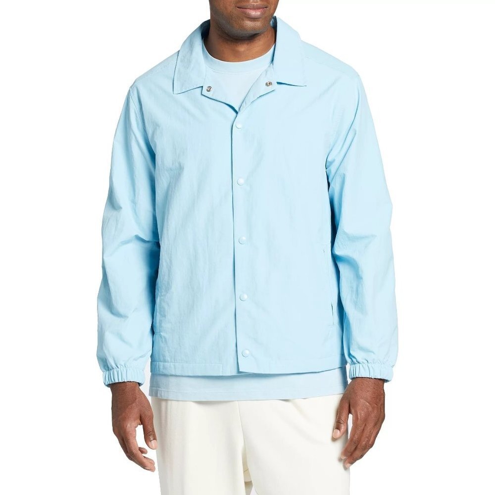 NWT DSG X TWITCH‎ + ALLISON Men's Coaches Jacket in Cloudless Sky Size Small